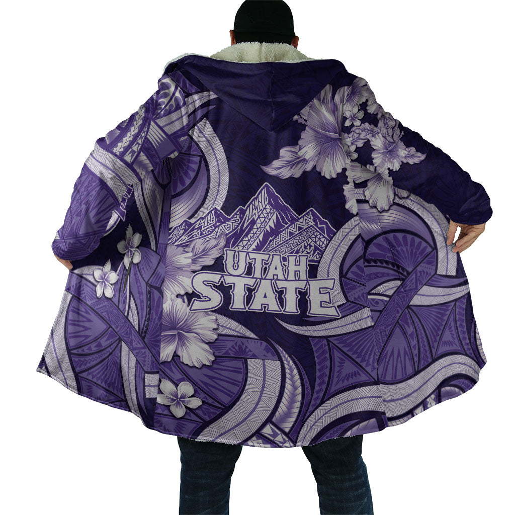 Utah State Polynesian Heritage Cloak Floral Tribal Pattern Tropical Flowers LT05 - Polynesian Pride