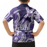 Utah State Polynesian Heritage Hawaiian Shirt Floral Tribal Pattern Tropical Flowers LT05 - Polynesian Pride