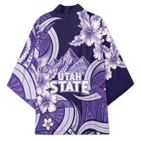Utah State Polynesian Heritage Kimono Floral Tribal Pattern Tropical Flowers LT05 - Polynesian Pride