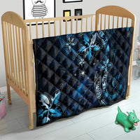 Hawaii Makahiki Season Quilt Floral Tribal Tattoo Blue Galaxy LT05 - Polynesian Pride