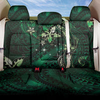 Hawaii Makahiki Season Back Car Seat Cover Floral Tribal Tattoo Green Galaxy LT05 One Size Green - Polynesian Pride