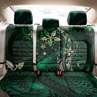 Hawaii Makahiki Season Back Car Seat Cover Floral Tribal Tattoo Green Galaxy LT05 - Polynesian Pride