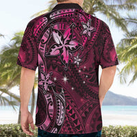 Hawaii Makahiki Season Hawaiian Shirt Floral Tribal Tattoo Pink Galaxy LT05 - Polynesian Pride