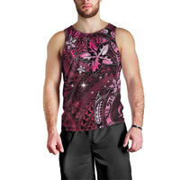 Hawaii Makahiki Season Men Tank Top Floral Tribal Tattoo Pink Galaxy LT05 - Polynesian Pride