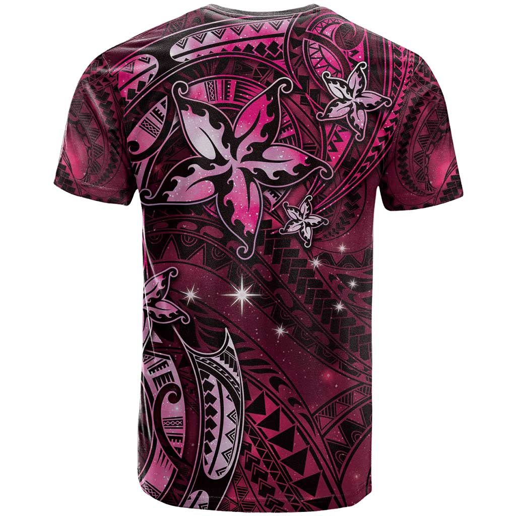 Hawaii Makahiki Season T Shirt Floral Tribal Tattoo Pink Galaxy LT05 - Polynesian Pride