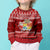 Personalised Tonga Christmas Kid Ugly Christmas Sweater Kilisimasi Fiefia Santas Coat Of Arms LT05 - Polynesian Pride