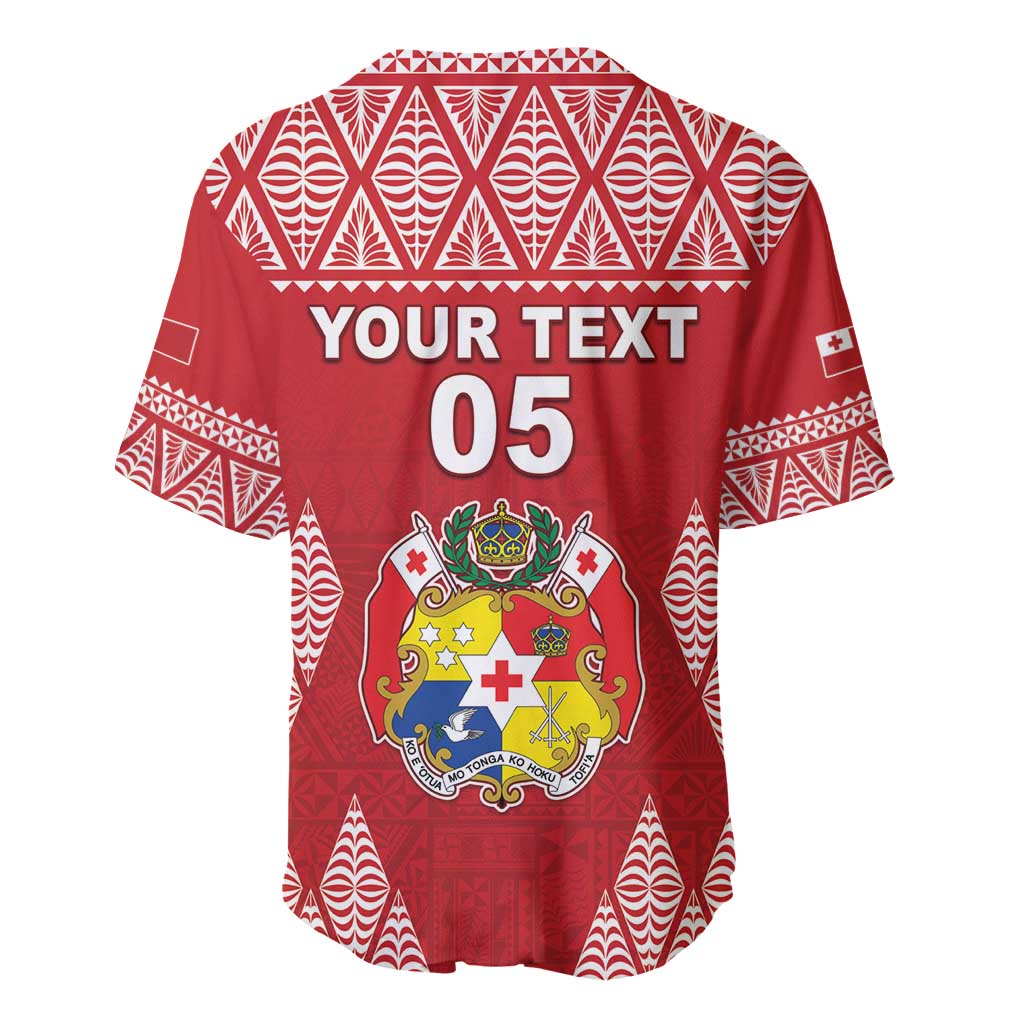 Custom Tonga Rugby Baseball Jersey Tonga Mate Ma'a Take The Lead