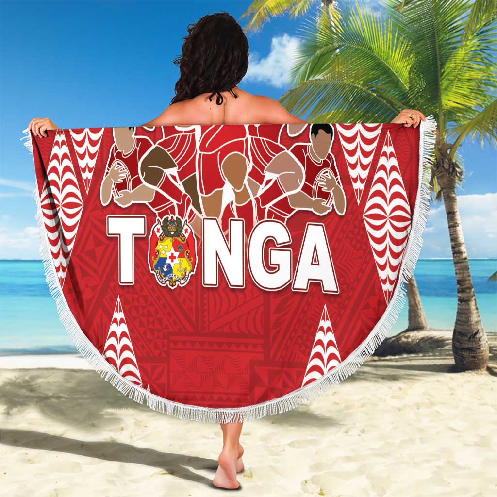 Tonga Rugby Beach Blanket Tonga Mate Ma'a Take The Lead