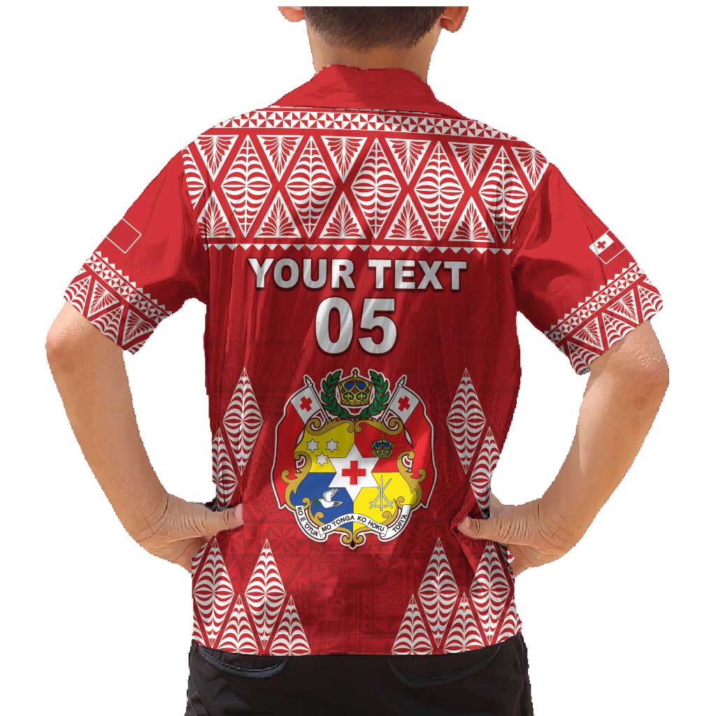 Custom Tonga Rugby Family Matching Mermaid Dress and Hawaiian Shirt Tonga Mate Ma'a Take The Lead LT05 - Polynesian Pride