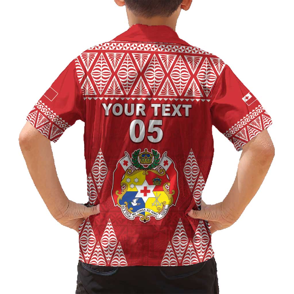 Custom Tonga Rugby Family Matching Puletasi and Hawaiian Shirt Tonga Mate Ma'a Take The Lead LT05 - Polynesian Pride