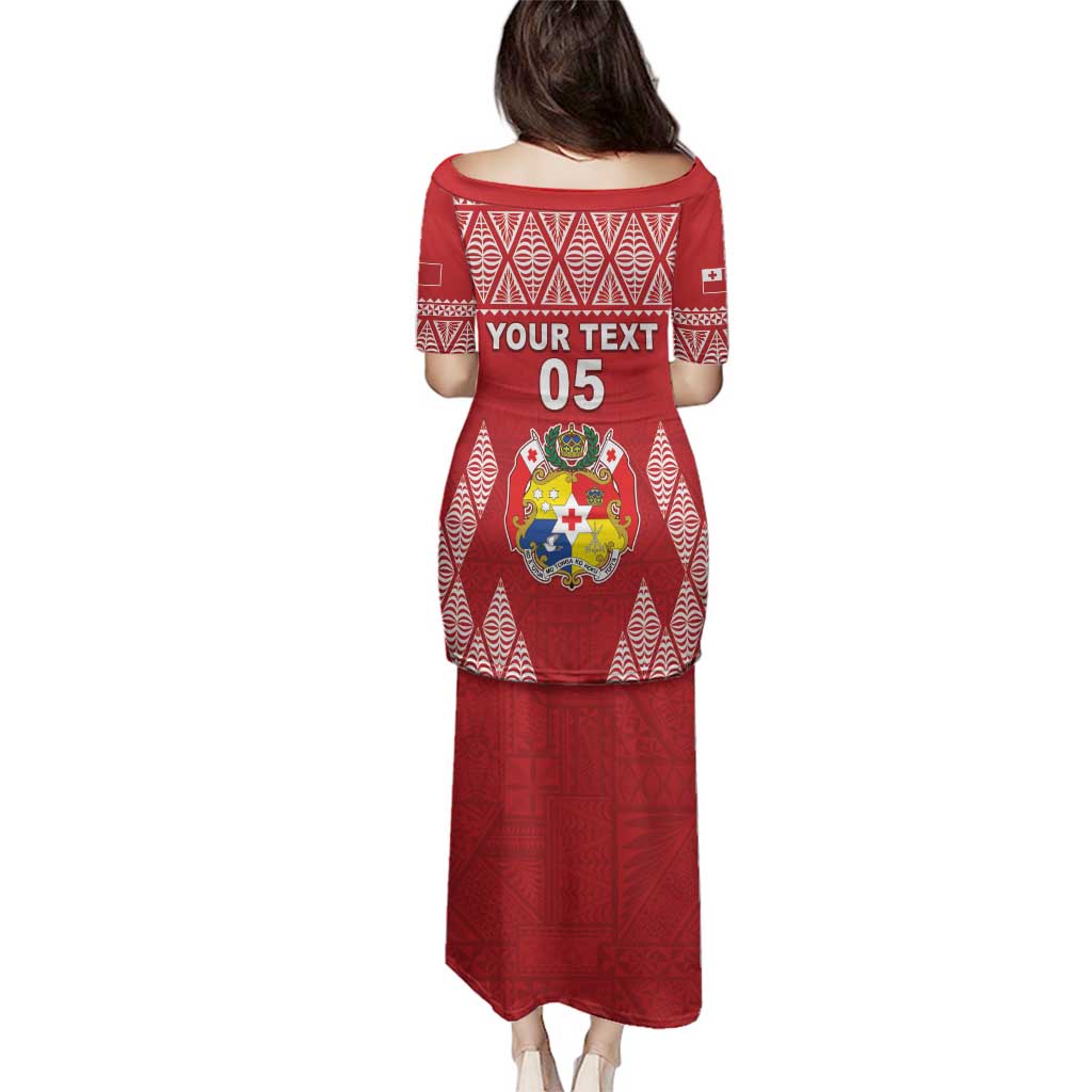 Custom Tonga Rugby Family Matching Puletasi and Hawaiian Shirt Tonga Mate Ma'a Take The Lead LT05 - Polynesian Pride