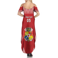 Custom Tonga Rugby Family Matching Summer Maxi Dress and Hawaiian Shirt Tonga Mate Ma'a Take The Lead LT05 - Polynesian Pride