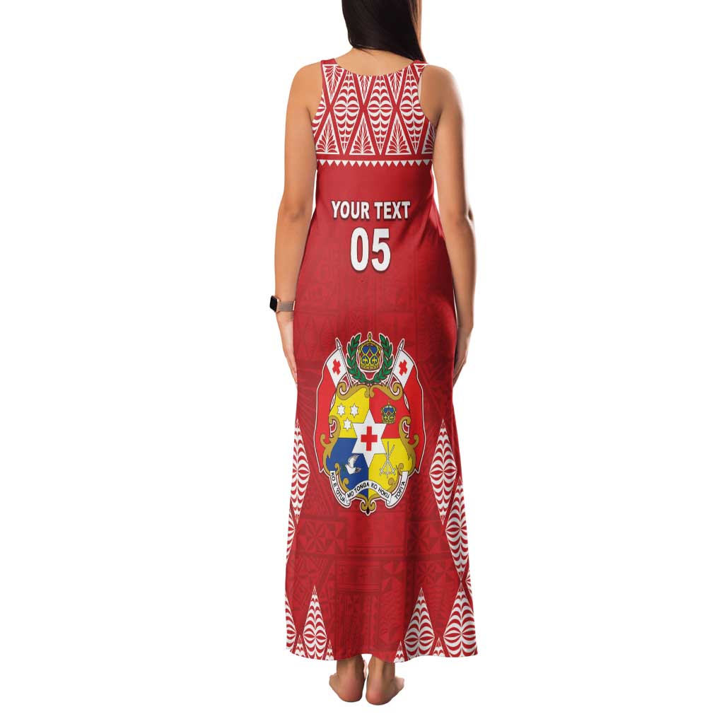 Custom Tonga Rugby Family Matching Tank Maxi Dress and Hawaiian Shirt Tonga Mate Ma'a Take The Lead LT05 - Polynesian Pride
