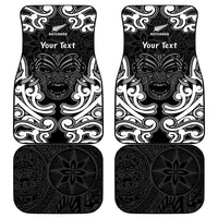 Personalised Aotearoa Car Mats Toitu Te Tiriti O Waitangi LT05 Black - Polynesian Pride