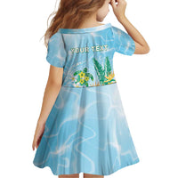 Personalised 2025 Aloha Hawaii Family Matching Long Sleeve Bodycon Dress and Hawaiian Shirt Tropical Flowers And Honu LT05 - Polynesian Pride