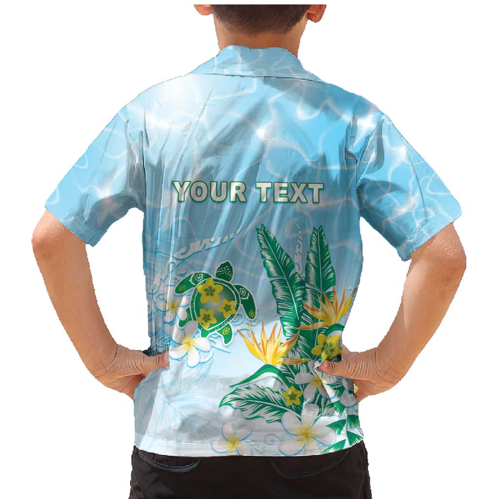 Personalised 2025 Aloha Hawaii Family Matching Mermaid Dress and Hawaiian Shirt Tropical Flowers And Honu LT05 - Polynesian Pride