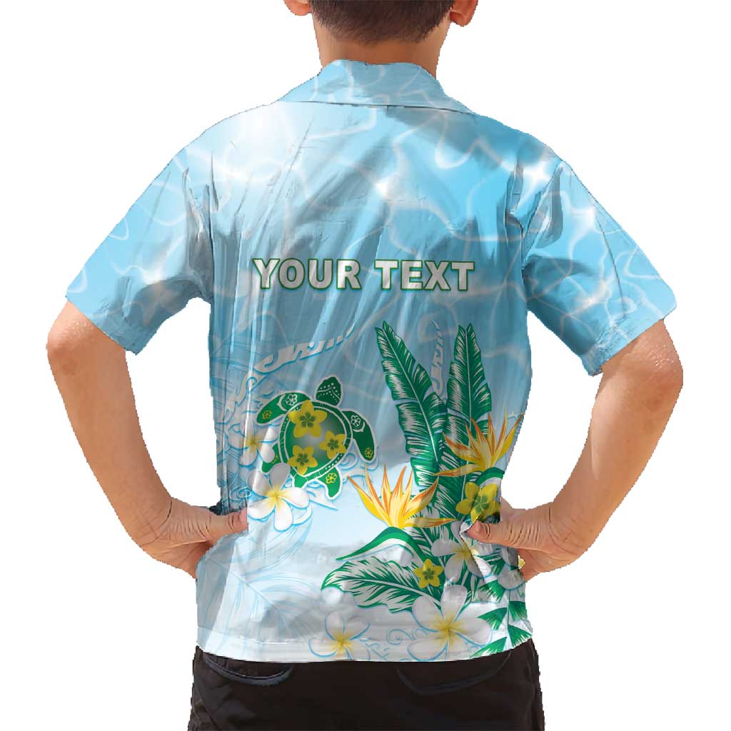 Personalised 2025 Aloha Hawaii Family Matching Off Shoulder Maxi Dress and Hawaiian Shirt Tropical Flowers And Honu LT05 - Polynesian Pride
