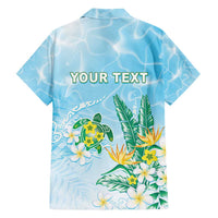 Personalised 2025 Aloha Hawaii Family Matching Off Shoulder Maxi Dress and Hawaiian Shirt Tropical Flowers And Honu LT05 - Polynesian Pride