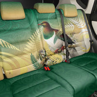 New Zealand Pigeon Kereru Back Car Seat Cover Maori Fern Art Green Gradient LT05 - Polynesian Pride
