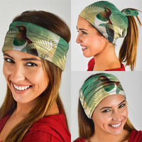 New Zealand Pigeon Kereru Neck Gaiter Maori Fern Art Green Gradient LT05 - Polynesian Pride