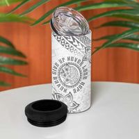 Brain Cancer Warrior 4 in 1 Can Cooler Tumbler Never Give Up