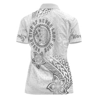 Brain Cancer Warrior Women Polo Shirt Never Give Up LT05 - Polynesian Pride
