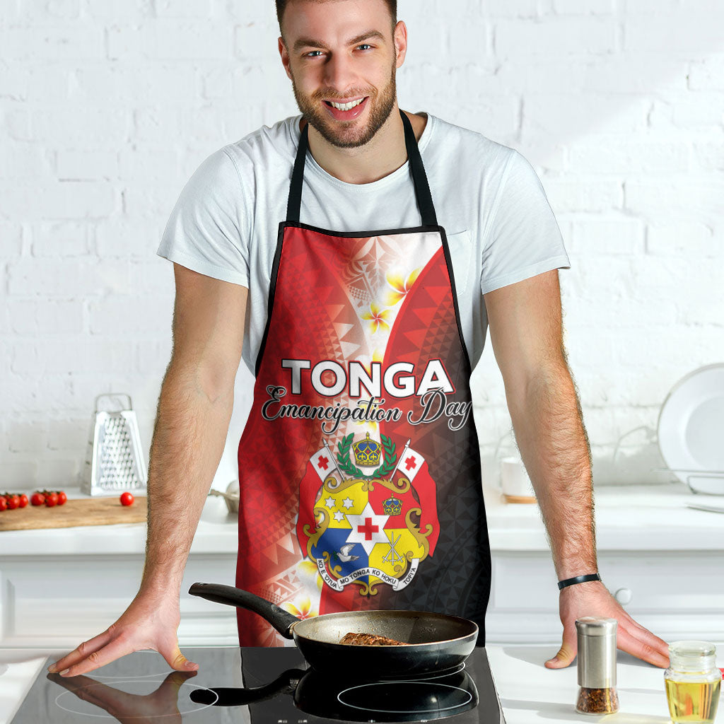 Tonga Emancipation Day Apron Tongan Ngatu Pattern With Plumeria