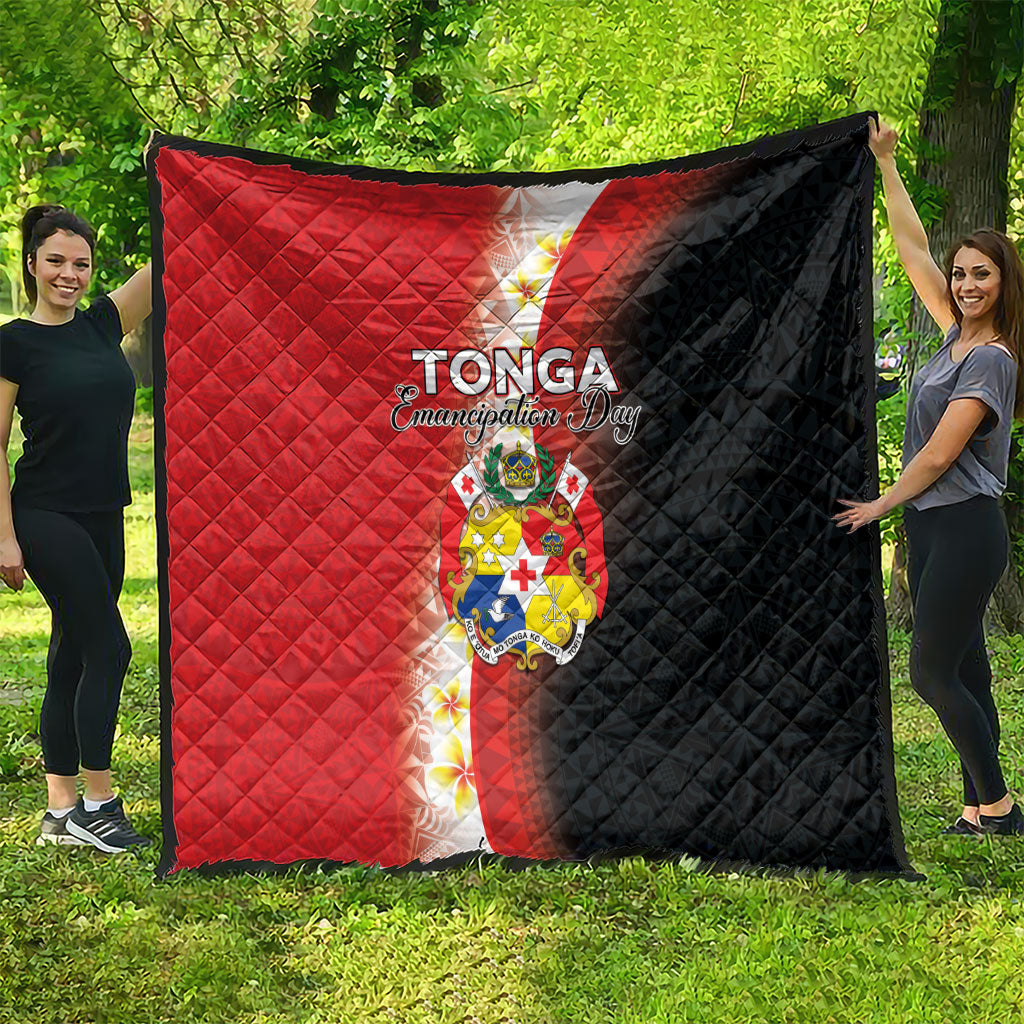Tonga Emancipation Day Quilt Tongan Ngatu Pattern With Plumeria