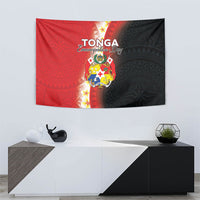 Tonga Emancipation Day Tapestry Tongan Ngatu Pattern With Plumeria
