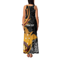 Personalised Papua New Guinea Family Matching Tank Maxi Dress and Hawaiian Shirt Happy 50th Independence Anniversary LT05 - Polynesian Pride