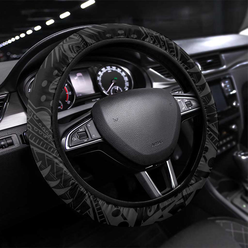 Papua New Guinea Steering Wheel Cover Happy 50th Independence Anniversary - Polynesian Pride