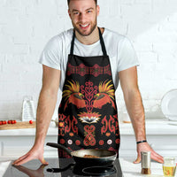 Papua Batik Motif Apron Papua Spirit Black Version - Polynesian Pride