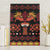 Papua Batik Motif Canvas Wall Art Papua Spirit Black Version - Polynesian Pride