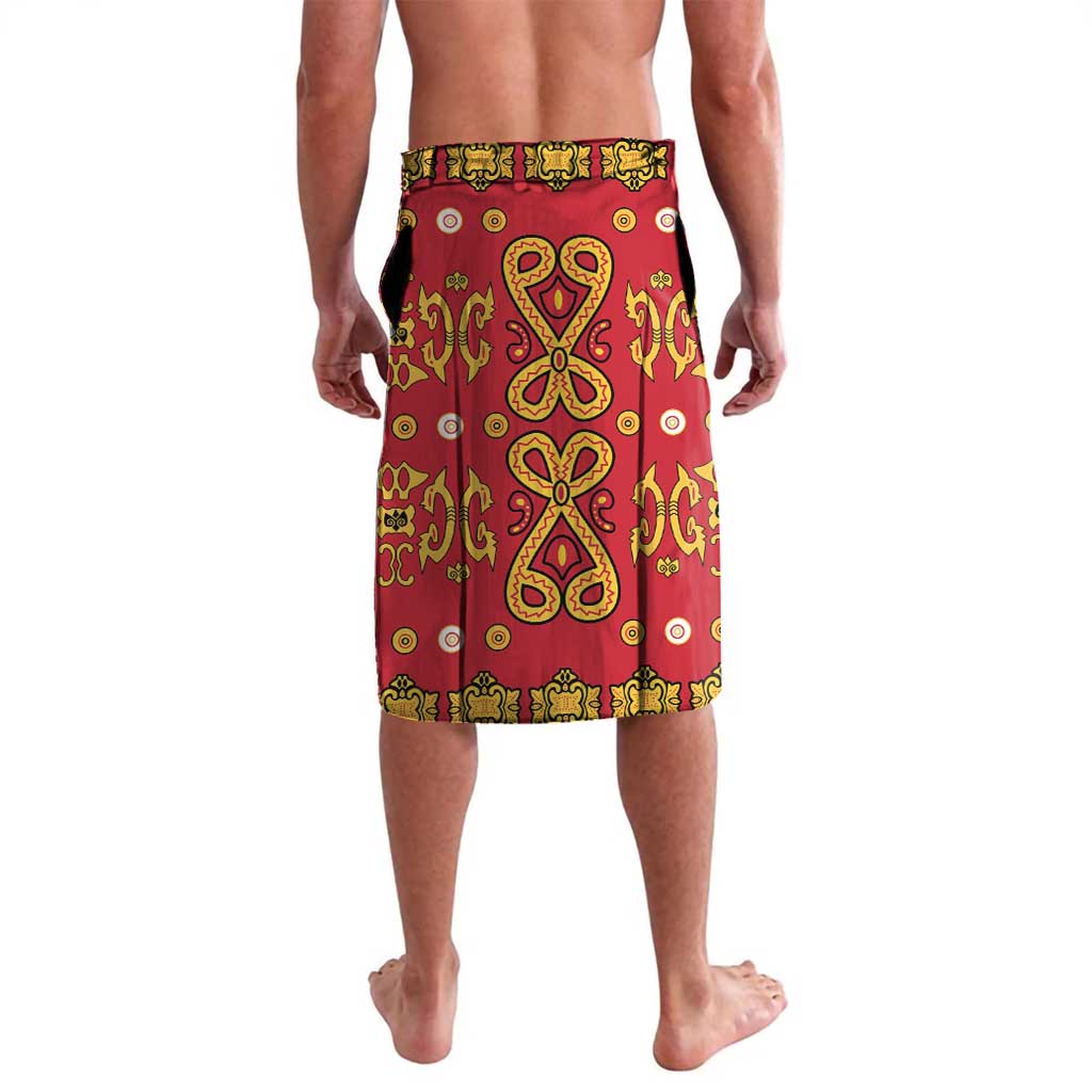 Papua Batik Motif Lavalava Papua Spirit Red Version LT05 - Polynesian Pride