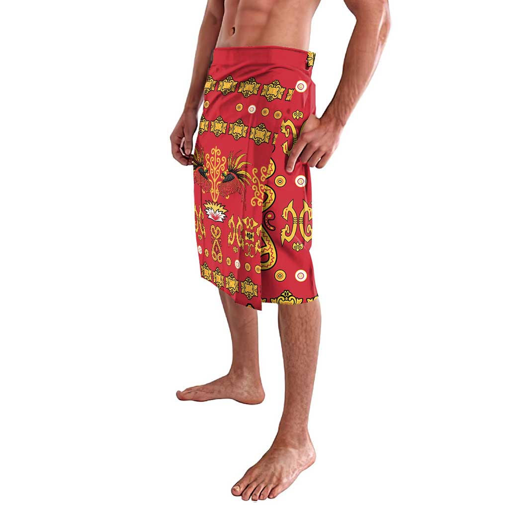Papua Batik Motif Lavalava Papua Spirit Red Version LT05 - Polynesian Pride