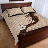 Polynesia Hibiscus Quilt Bed Set Cameo Curve Motif LT05 - Polynesian Pride