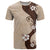 Polynesia Hibiscus T Shirt Cameo Curve Motif - Polynesian Pride