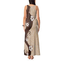 Polynesia Hibiscus Tank Maxi Dress Cameo Curve Motif LT05 - Polynesian Pride