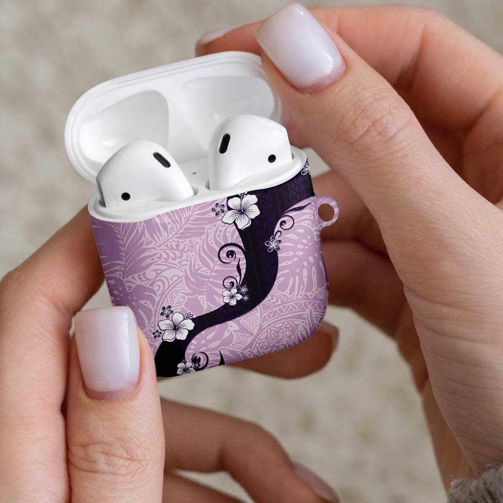 Polynesia Hibiscus AirPods Case Thistle Curve Motif - Polynesian Pride