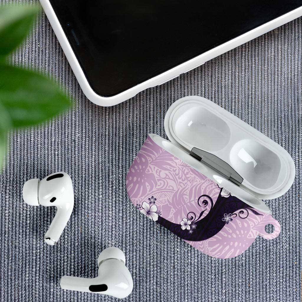 Polynesia Hibiscus AirPods Case Thistle Curve Motif - Polynesian Pride