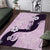 Polynesia Hibiscus Area Rug Thistle Curve Motif - Polynesian Pride