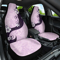Polynesia Hibiscus Car Seat Cover Thistle Curve Motif LT05 One Size Purple - Polynesian Pride