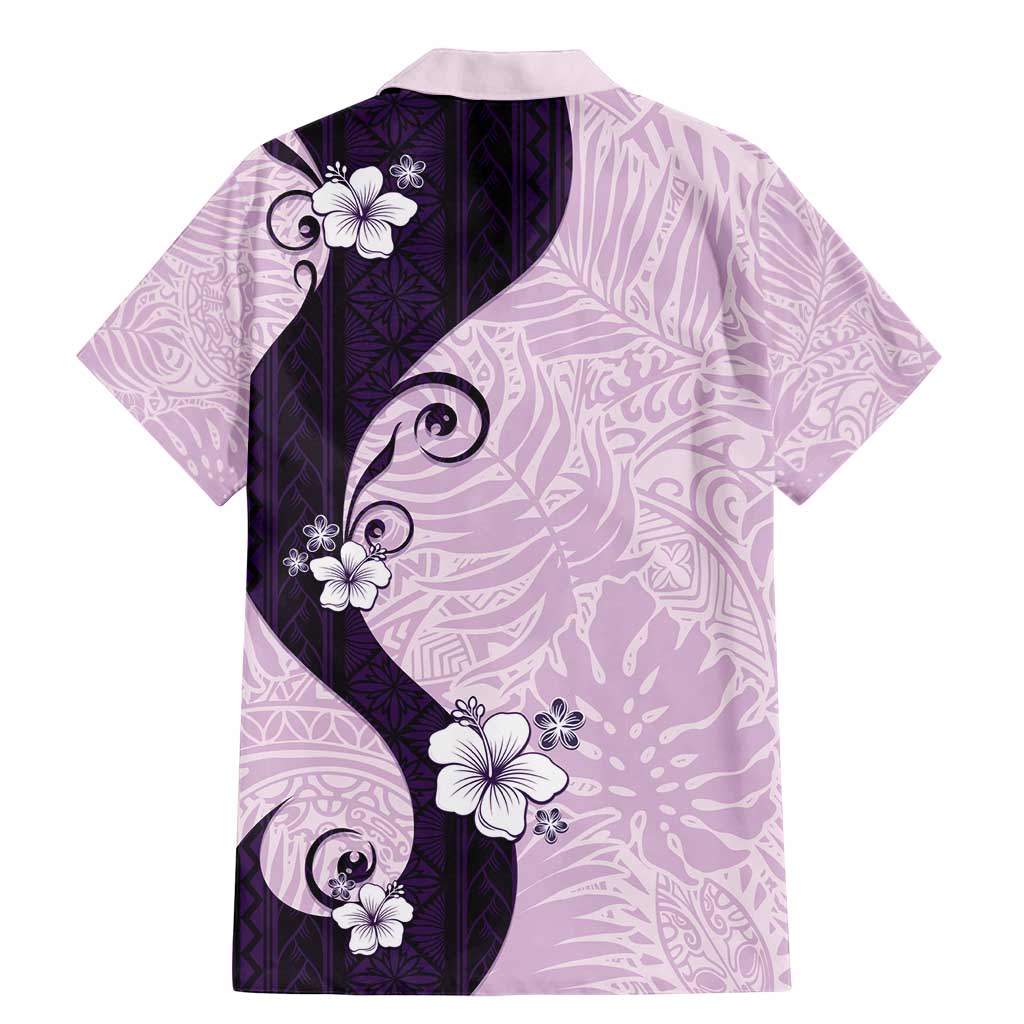 Polynesia Hibiscus Family Matching Mermaid Dress and Hawaiian Shirt Thistle Curve Motif LT05 - Polynesian Pride