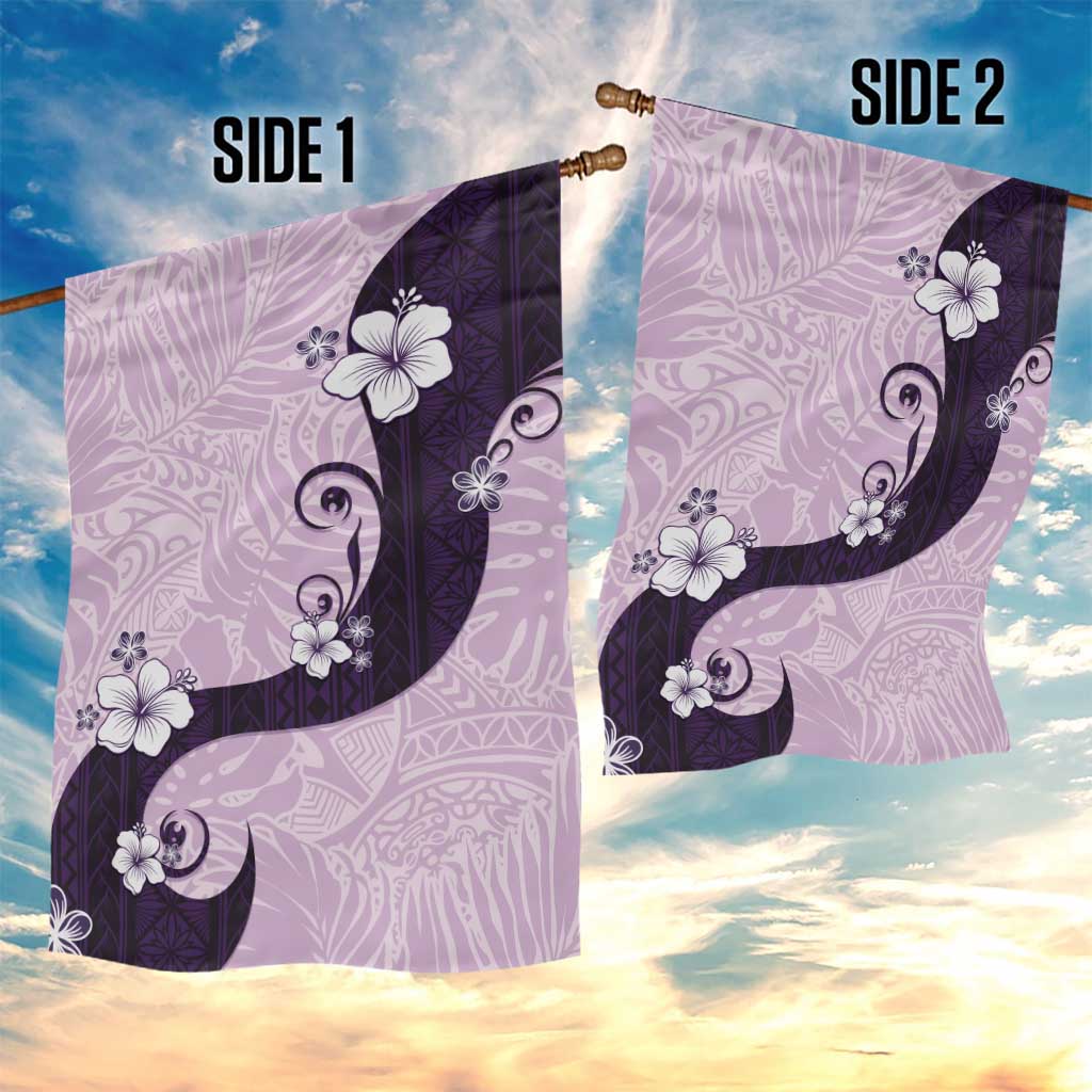 Polynesia Hibiscus Garden Flag Thistle Curve Motif LT05 - Polynesian Pride