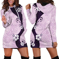 Polynesia Hibiscus Hoodie Dress Thistle Curve Motif LT05 - Polynesian Pride
