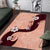 Polynesia Hibiscus Area Rug Rose Bud Curve Motif - Polynesian Pride