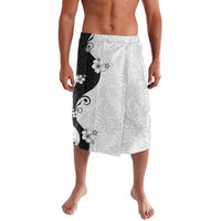 Polynesia Hibiscus Lavalava White Curve Motif LT05 White - Polynesian Pride
