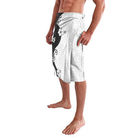 Polynesia Hibiscus Lavalava White Curve Motif LT05 - Polynesian Pride