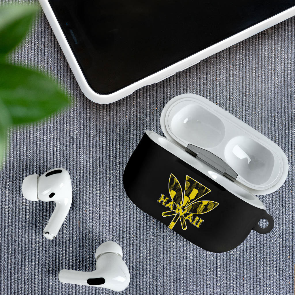 Aloha Hawaii Kahili AirPods Case Kanaka Maoli With Kakau Pattern LT05 - Polynesian Pride