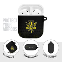 Aloha Hawaii Kahili AirPods Case Kanaka Maoli With Kakau Pattern LT05 - Polynesian Pride